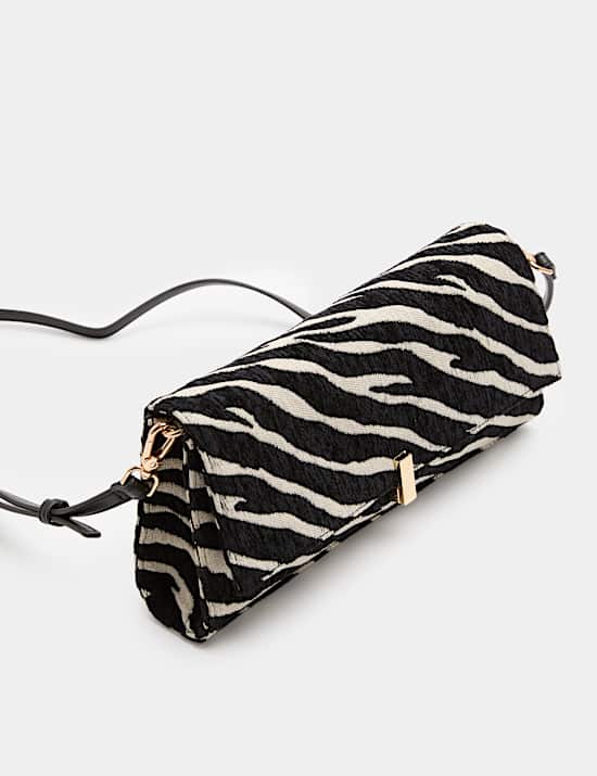 Animal Print Clutch Bag