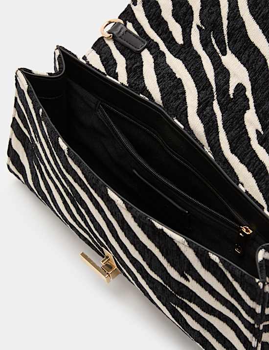 Animal Print Clutch Bag