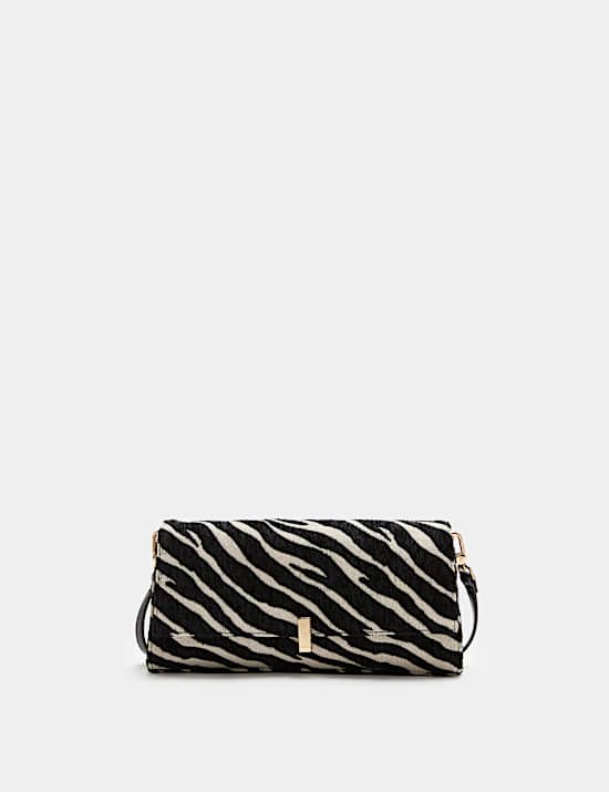 Animal Print Clutch Bag