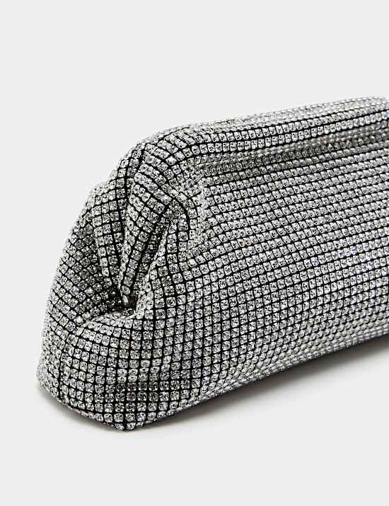 Diamant&eacute; Frame Clutch Bag