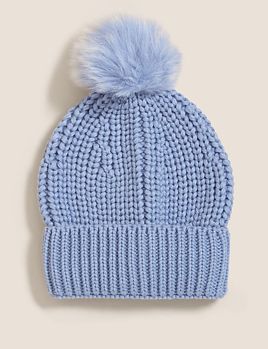 Knitted Pom Hat