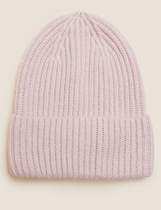 Beanie Hat with Cashmere
