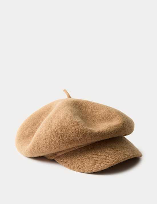 Pure Wool Baker Boy Hat