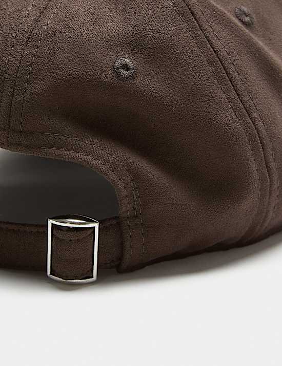 Casquette de baseball en suédine