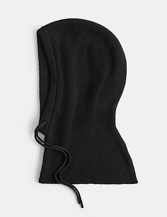 Knitted Balaclava with Wool
