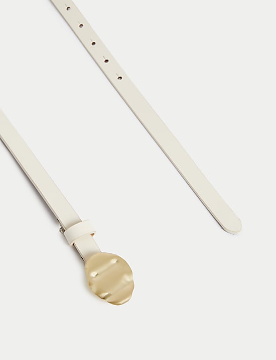 Ceinture en cuir avec boucle idéale pour les jeans