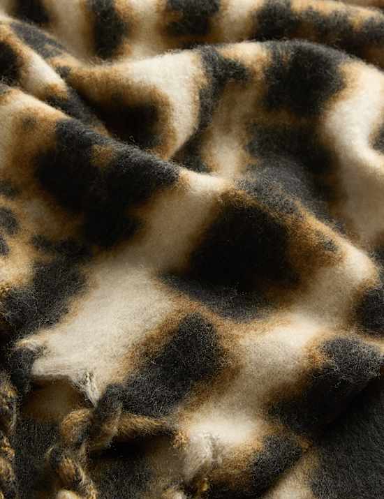 Printed Brushed Scarf