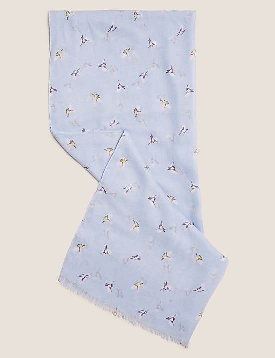 Bird Print Scarf