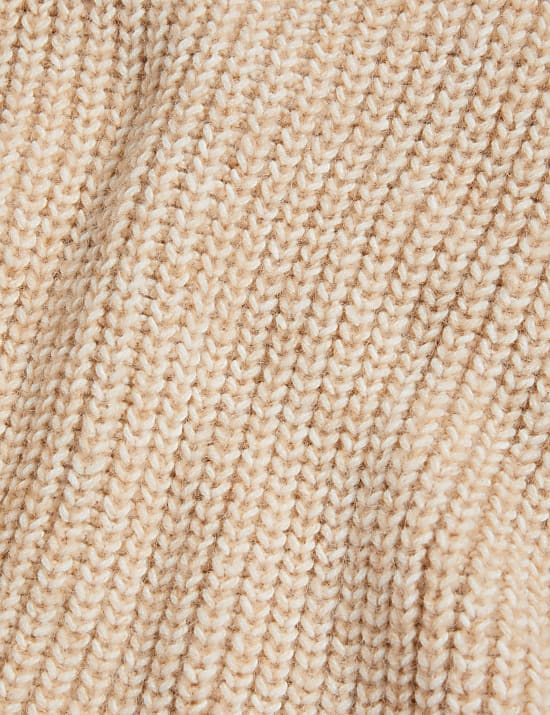 Knitted Chunky Poncho