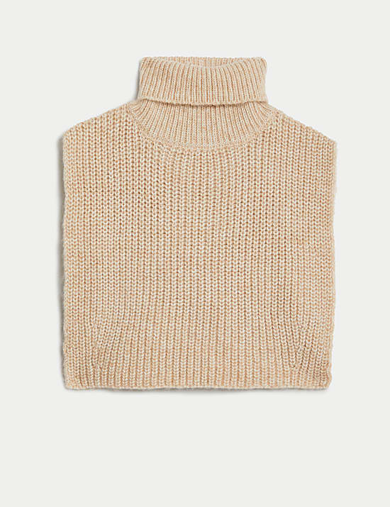 Knitted Chunky Poncho