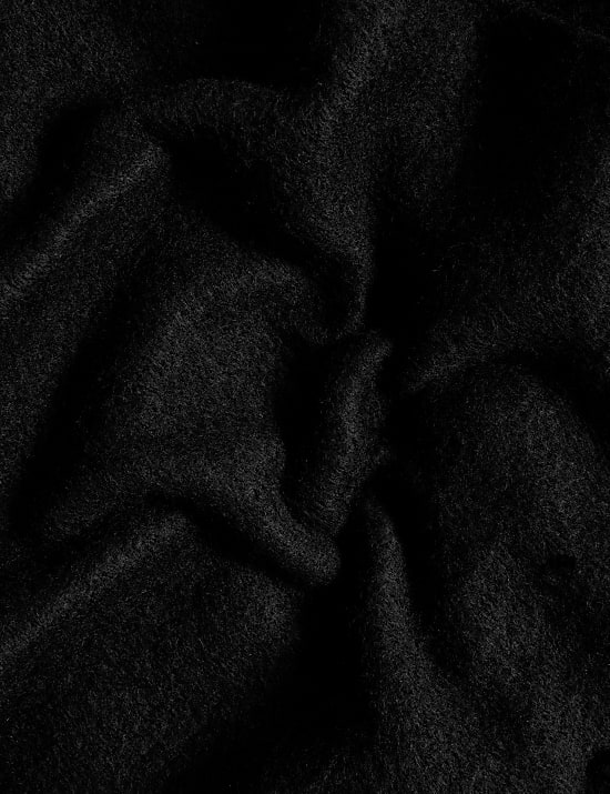 Brushed Fringed Poncho