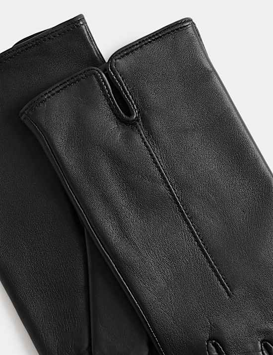 Cashmere Lined Leather Gloves