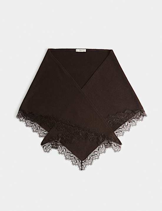 Lace Triangle Scarf
