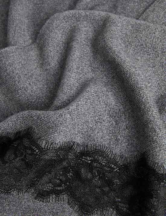 Lace Triangle Scarf