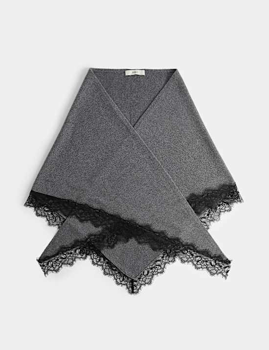 Lace Triangle Scarf
