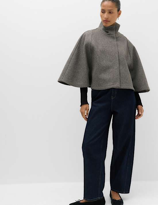 Funnel Neck Cape