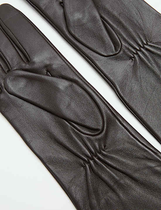 Leather Mid Length Gloves