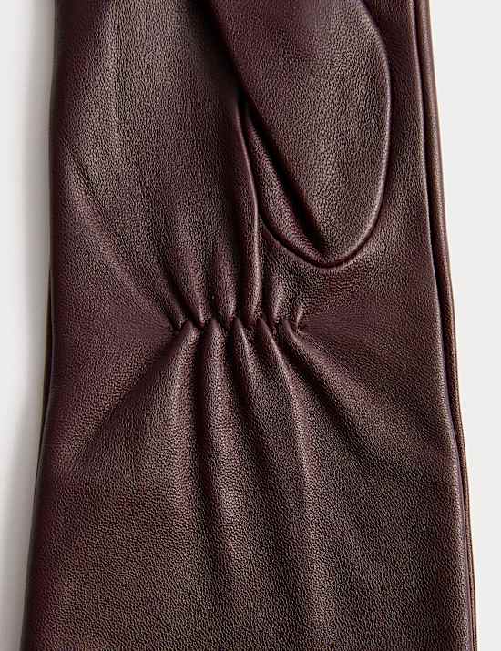 Leather Mid Length Gloves
