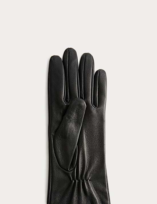 Leather Mid Length Gloves