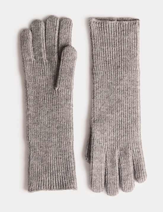 Knitted Long Gloves