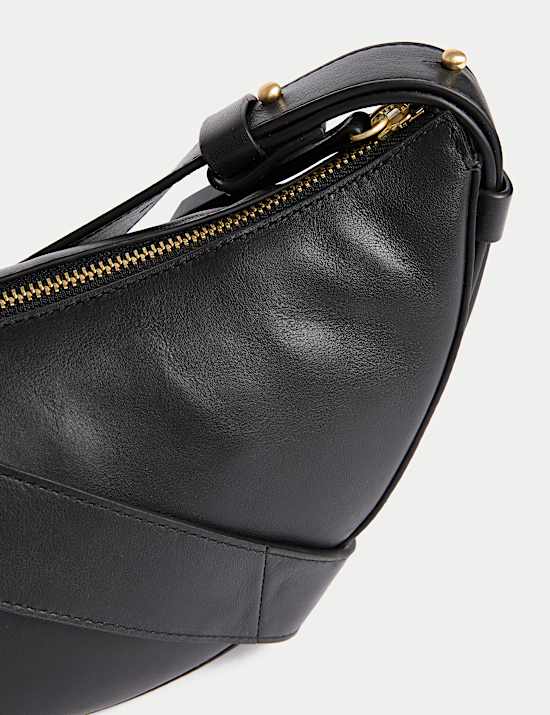 Schultertasche aus Leder