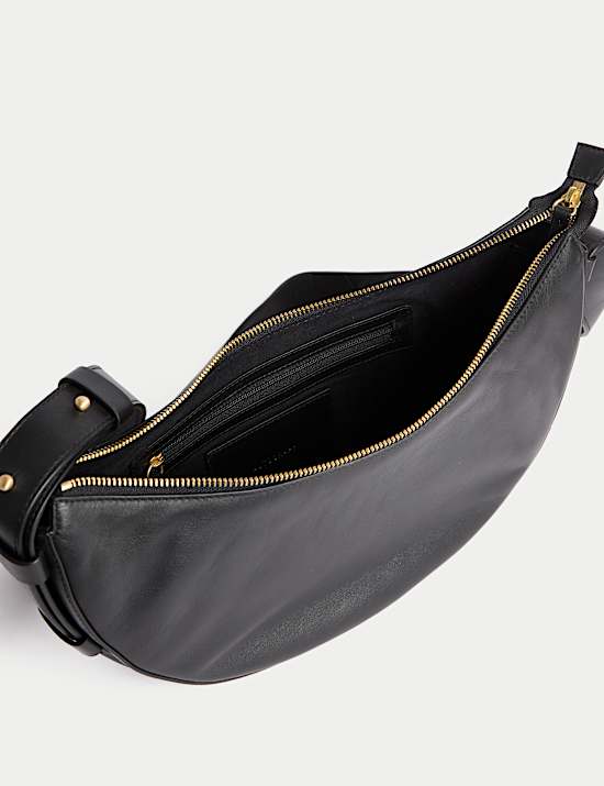 Schultertasche aus Leder