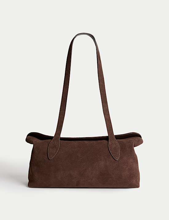 Bowler-Tasche aus Wildleder
