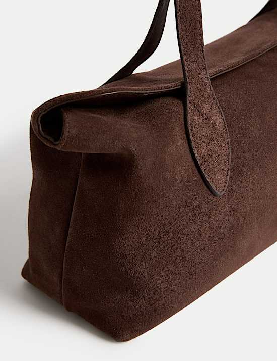 Suede Bowler Bag