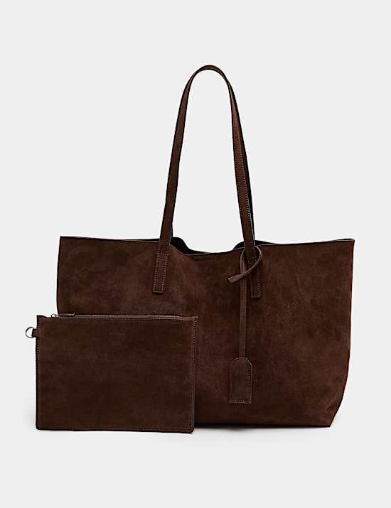 Suede Tote Bag