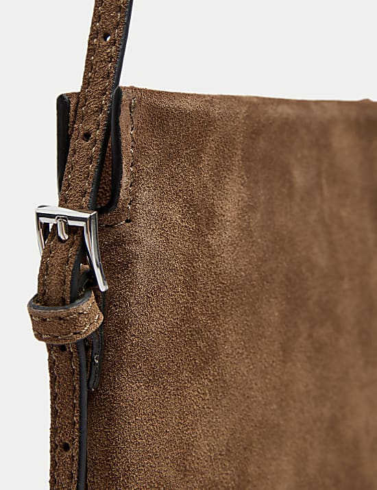 Suede Cross Body Bag