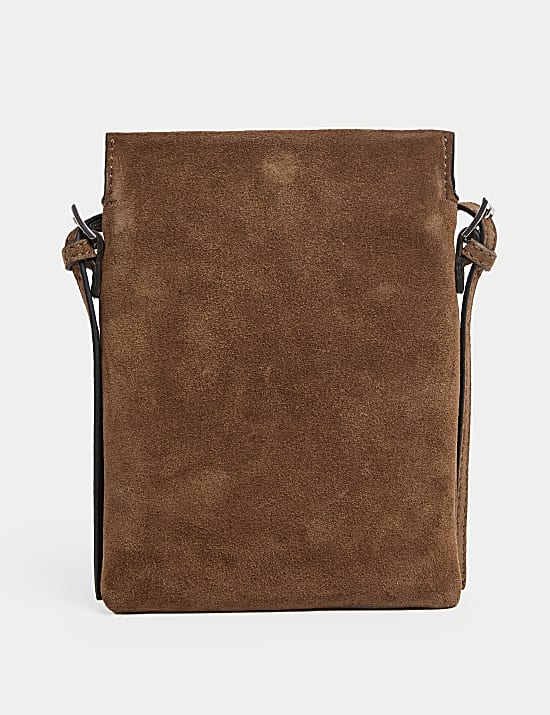 Suede Cross Body Bag