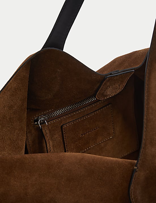 Suede Tote Bag
