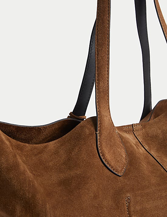 Suede Tote Bag