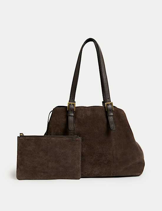 Suede Tote Bag
