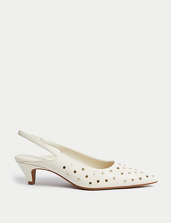 Sparkle Ankle Strap Kitten Heels