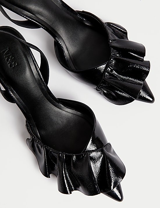 Buckle Stiletto Heel Court Shoes