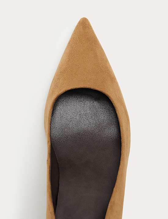 Stiletto Heel Pointed Court Shoes