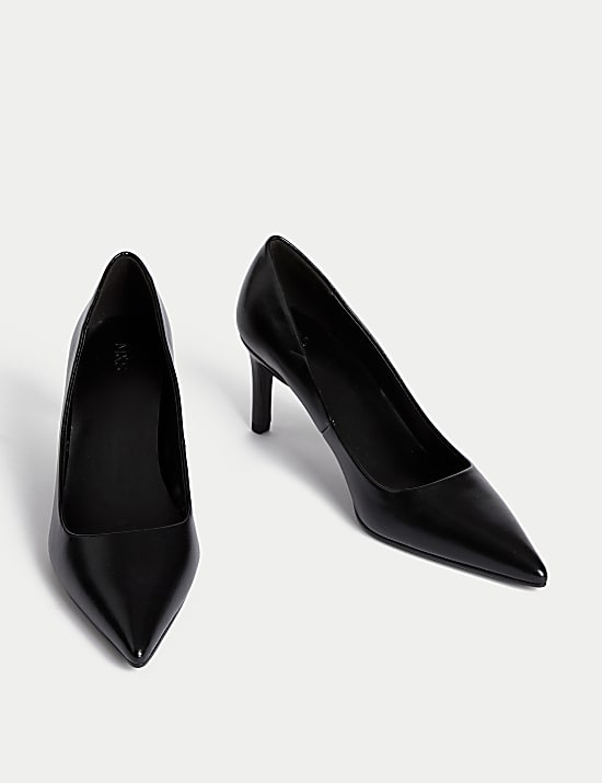Stiletto Heel Pointed Court Shoes