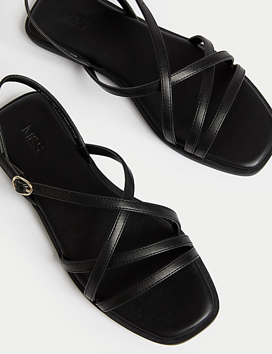 Platte sandalen met bandjes