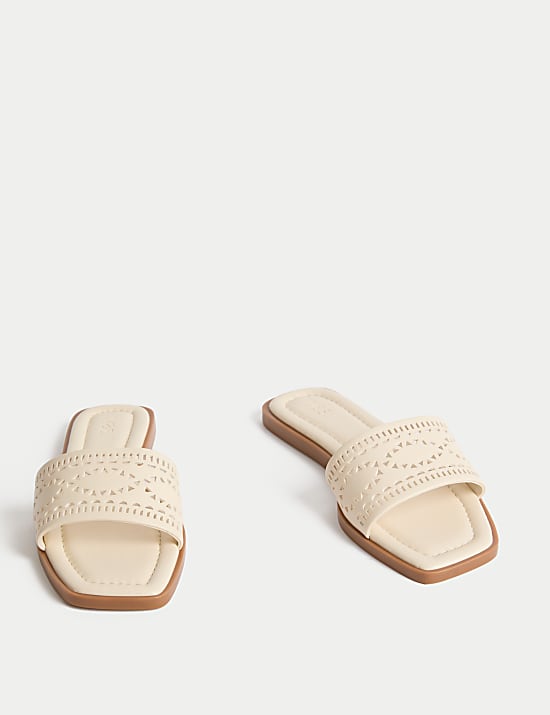 Laser Cut Flat Mules