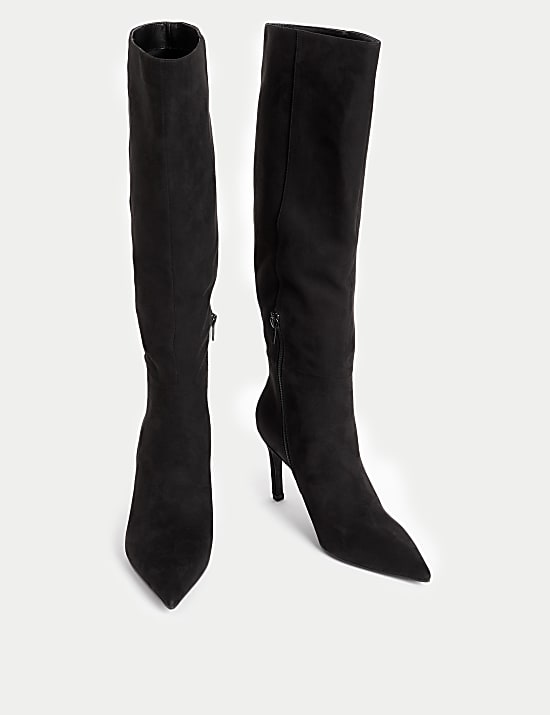 Stiletto Heel Knee High Boots