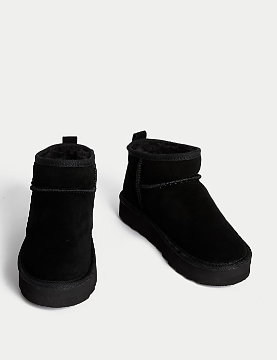 Suede Flatform Boots