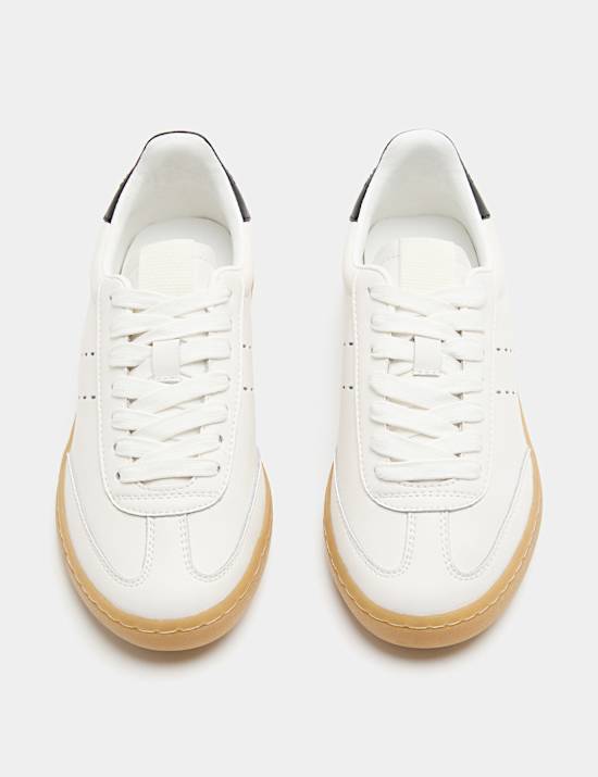 Leather Lace Up Trainer