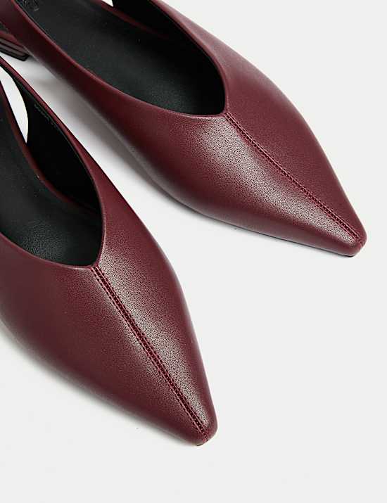 Flat Pointed Slingback Shoes