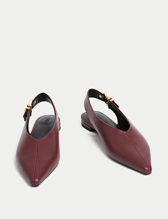 Flat Pointed Slingback Shoes