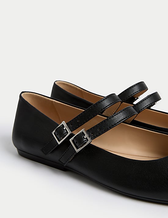 Buckle Flat Ballet Pumps