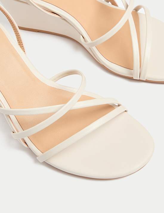 Buckle Wedge Sandals