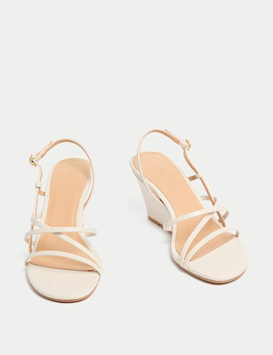 Buckle Wedge Sandals
