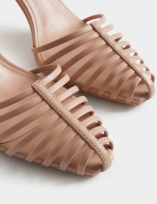 Strappy Stiletto Heel Sandals