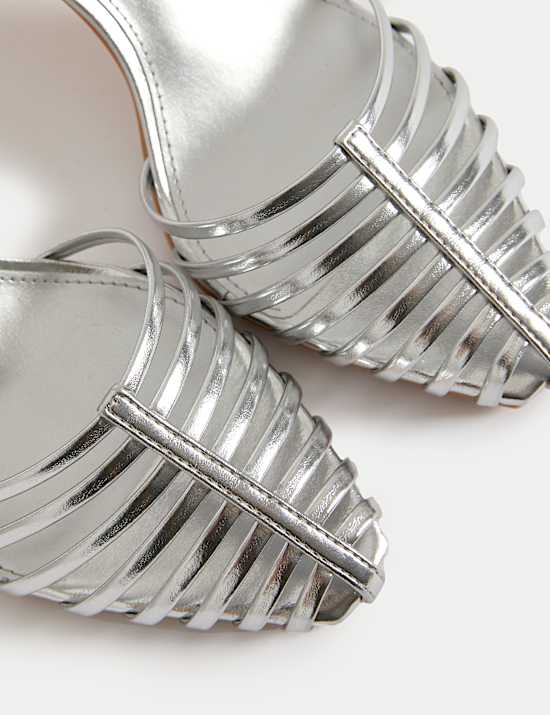 Riemensandalen mit Stilettoabsatz